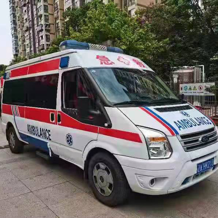 乌当长途救护车护送病人返乡